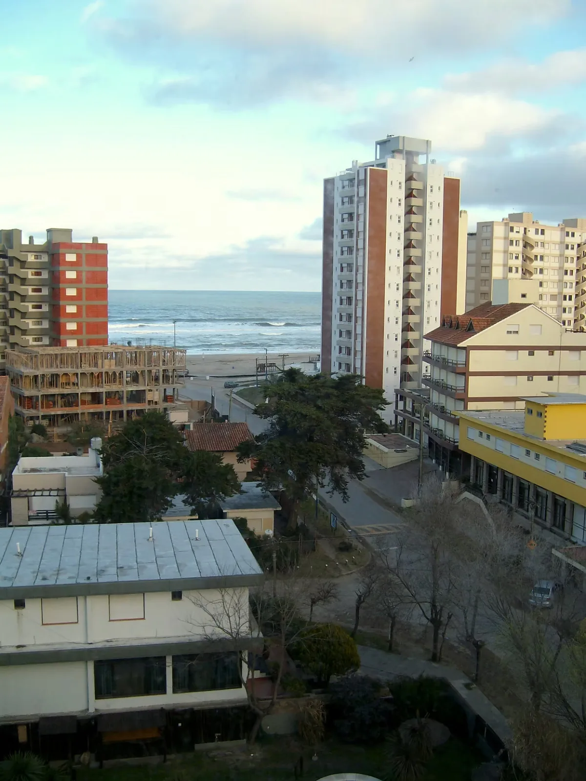 View of Villa Gesell and the sea from the hotel